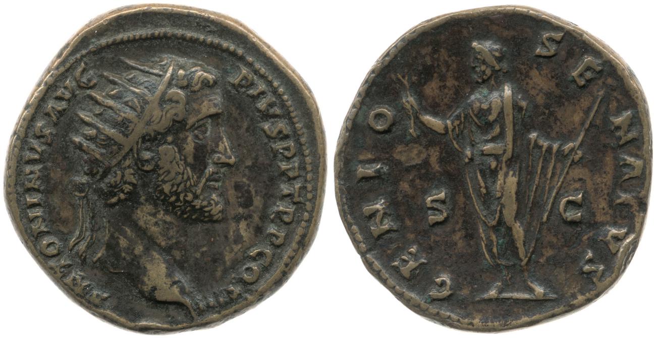 RIC III Antoninus Pius 660A, аверс, Британский музей