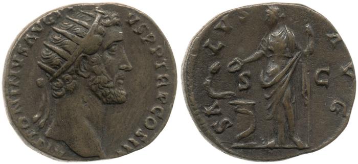 реверс RIC III Antoninus Pius 668