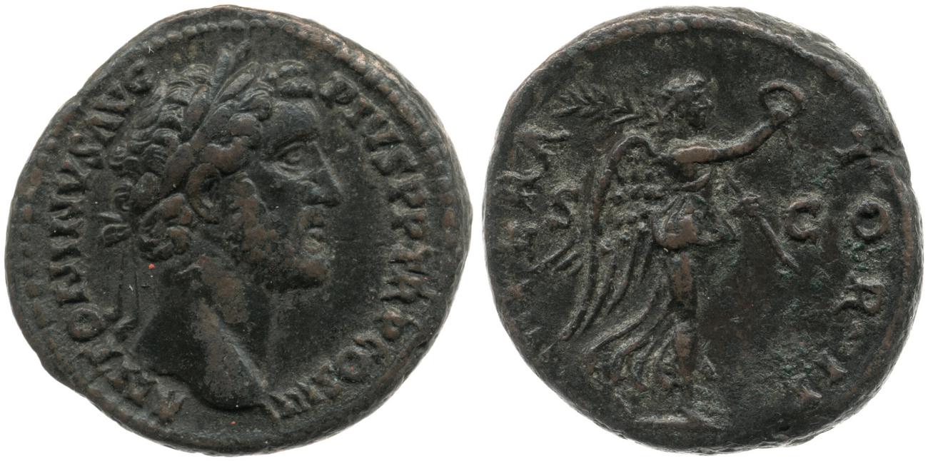 RIC III Antoninus Pius 731B, аверс, Британский музей