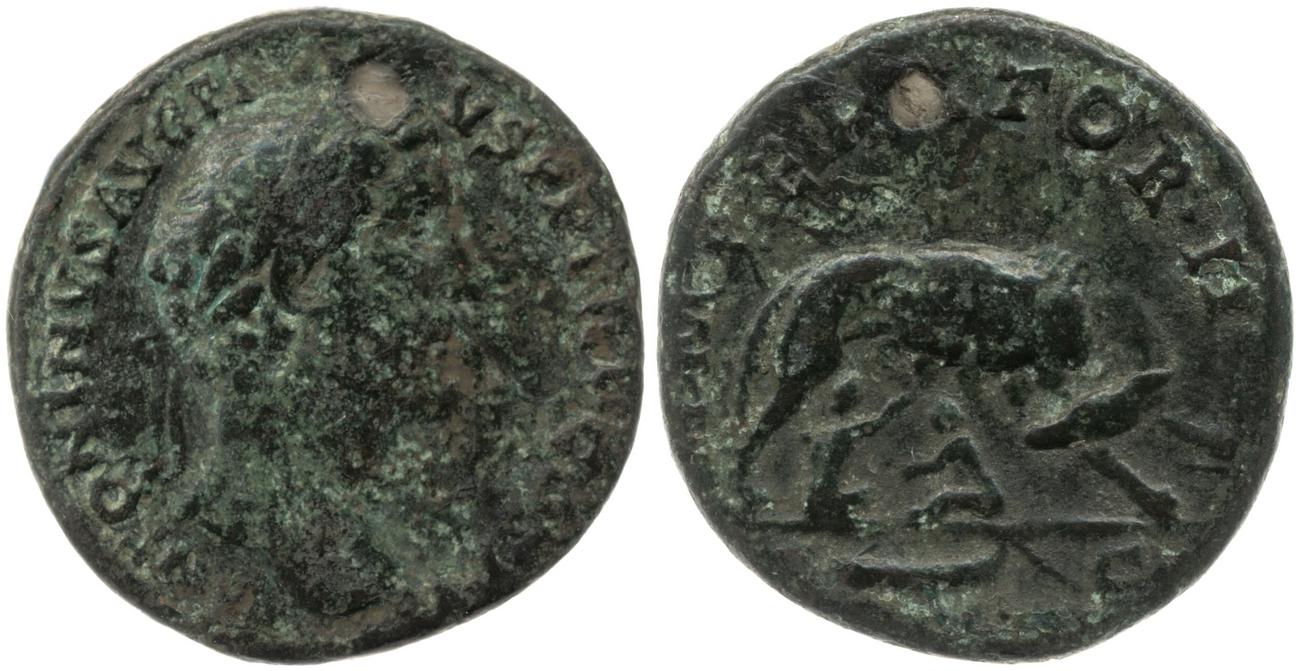 RIC III Antoninus Pius 734A, аверс, Британский музей
