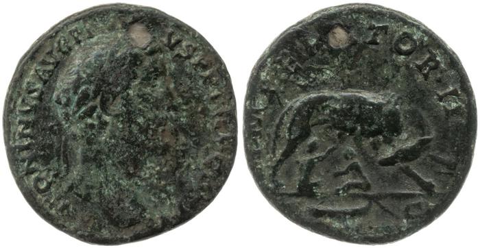 RIC III Antoninus Pius 734A, реверс, Британский музей
