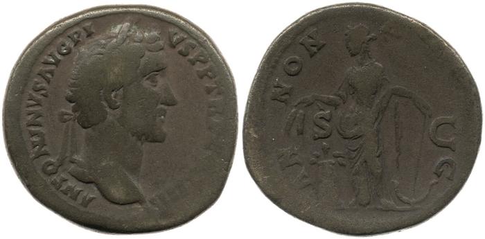 RIC III Antoninus Pius 756, реверс, Британский музей