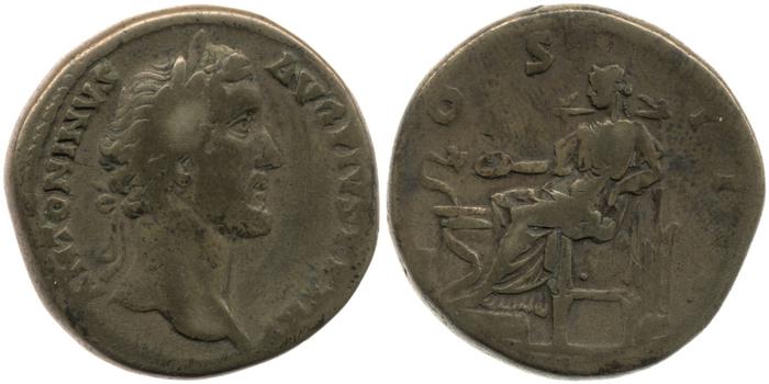 RIC III Antoninus Pius 763, реверс, Британский музей