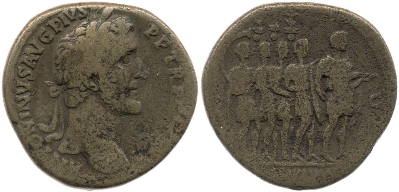 RIC III Antoninus Pius 769, аверс, Британский музей