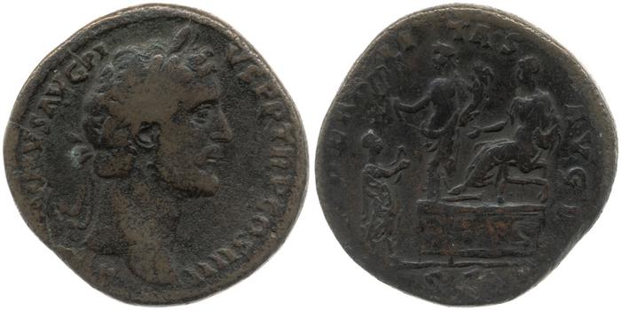 RIC III Antoninus Pius 775, реверс, Британский музей