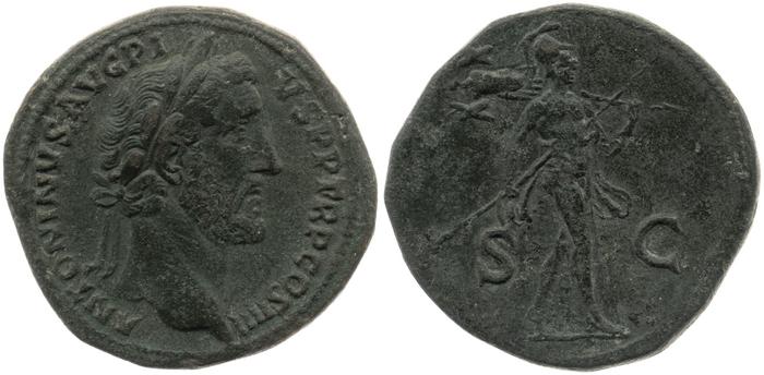 реверс RIC III Antoninus Pius 778