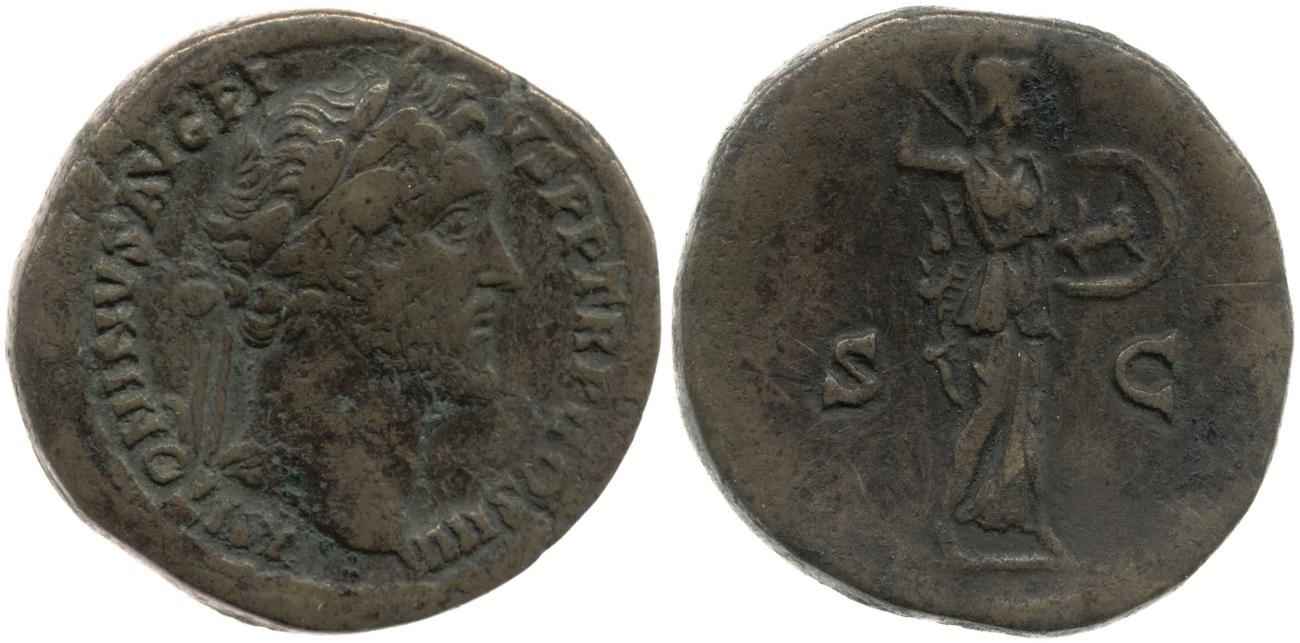 RIC III Antoninus Pius 779, аверс, Британский музей