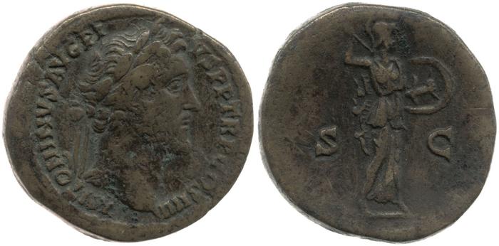 RIC III Antoninus Pius 779, реверс, Британский музей