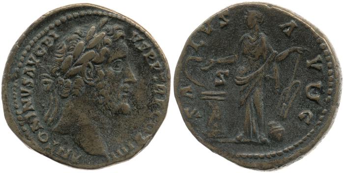 реверс RIC III Antoninus Pius 784