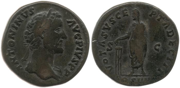 RIC III Antoninus Pius 794, реверс, Британский музей