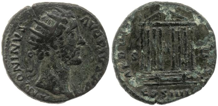 реверс RIC III Antoninus Pius 795A
