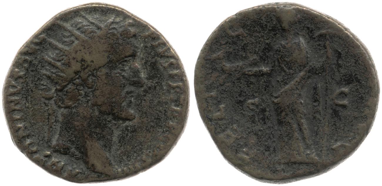 RIC III Antoninus Pius 800, аверс, bm