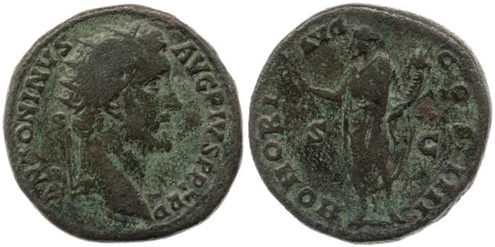 реверс RIC III Antoninus Pius 802
