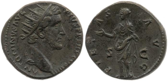 реверс RIC III Antoninus Pius 805