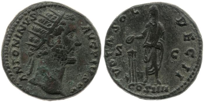 реверс RIC III Antoninus Pius 813