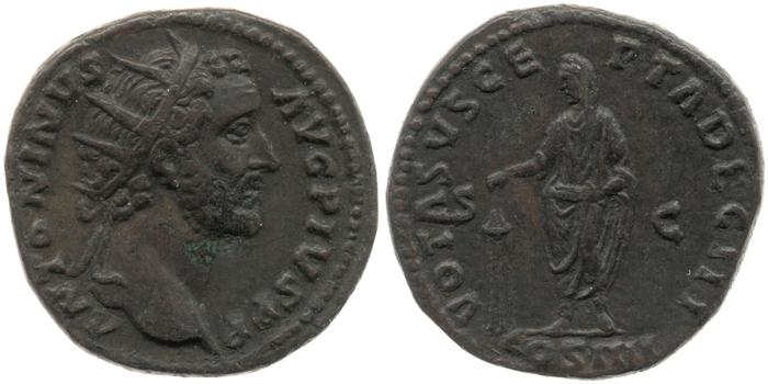 реверс RIC III Antoninus Pius 814