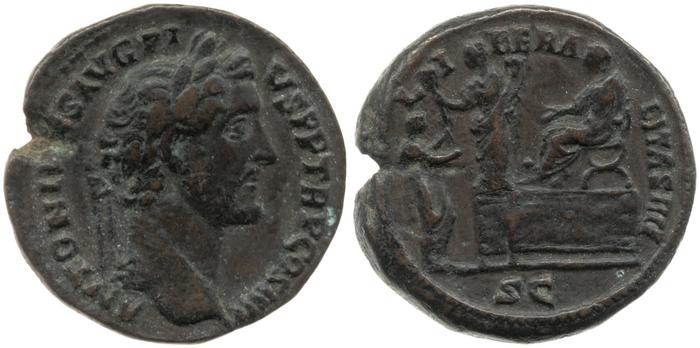 реверс RIC III Antoninus Pius 819