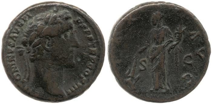 реверс RIC III Antoninus Pius 822