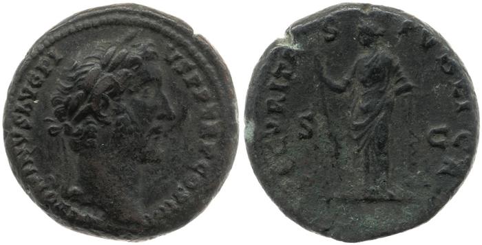 реверс RIC III Antoninus Pius 828