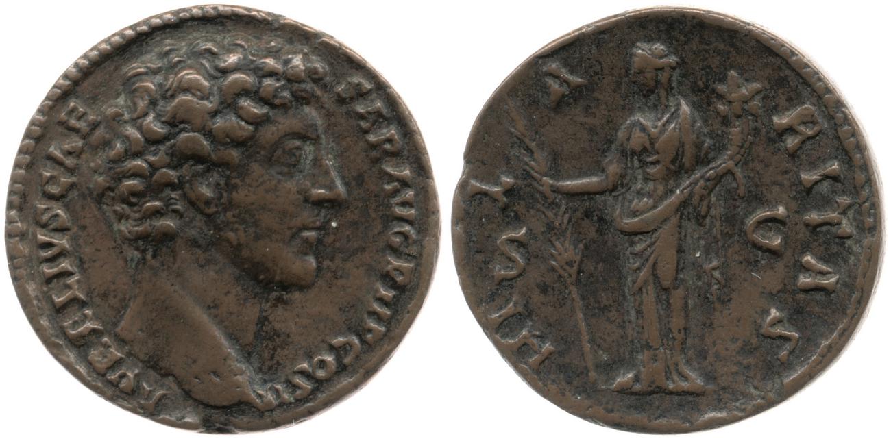 RIC III Antoninus Pius 1260, аверс, Британский музей