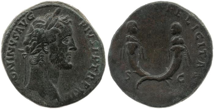 реверс RIC III Antoninus Pius 857