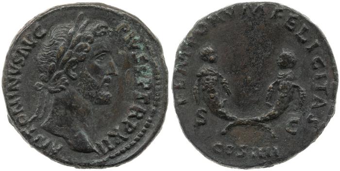 RIC III Antoninus Pius 857, реверс, bm