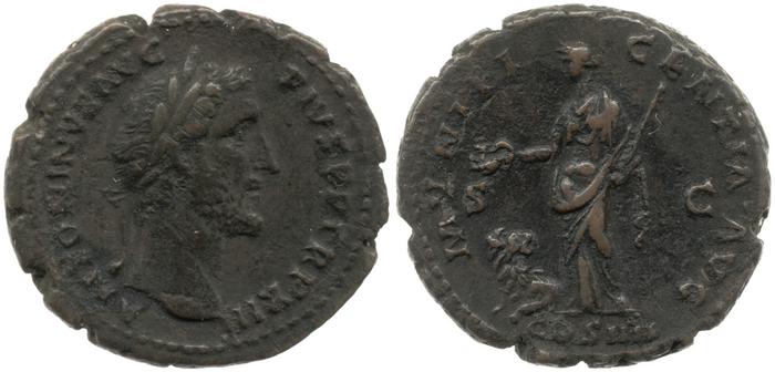 реверс RIC III Antoninus Pius 861