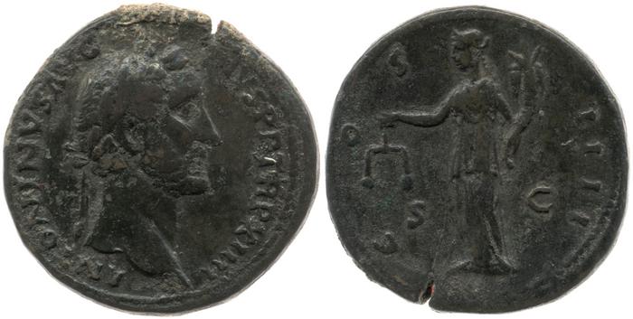 реверс RIC III Antoninus Pius 866