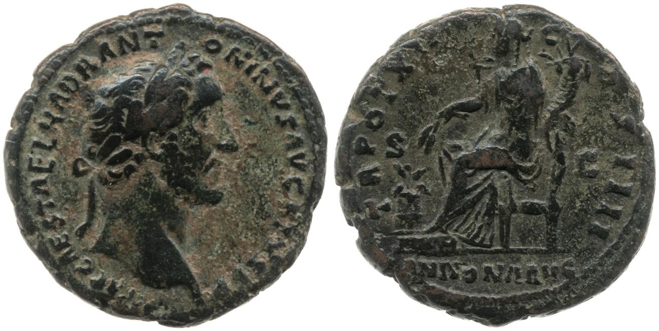 RIC III Antoninus Pius 880, аверс, bm