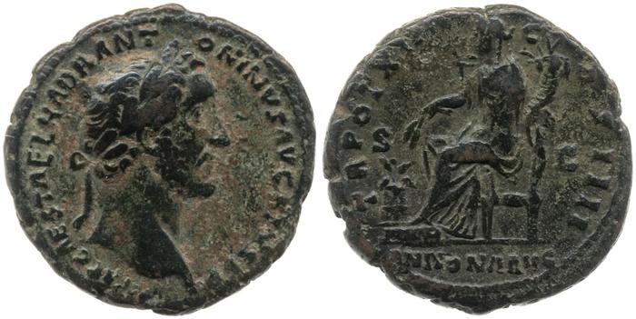 RIC III Antoninus Pius 880, реверс, bm
