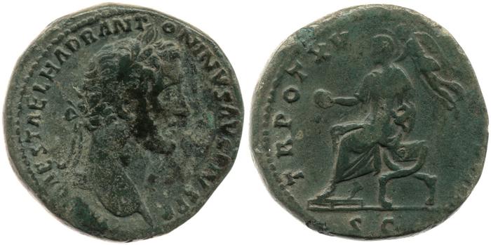 RIC III Antoninus Pius 889, реверс, bm