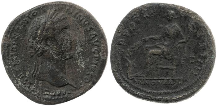 RIC III Antoninus Pius 891, реверс, bm