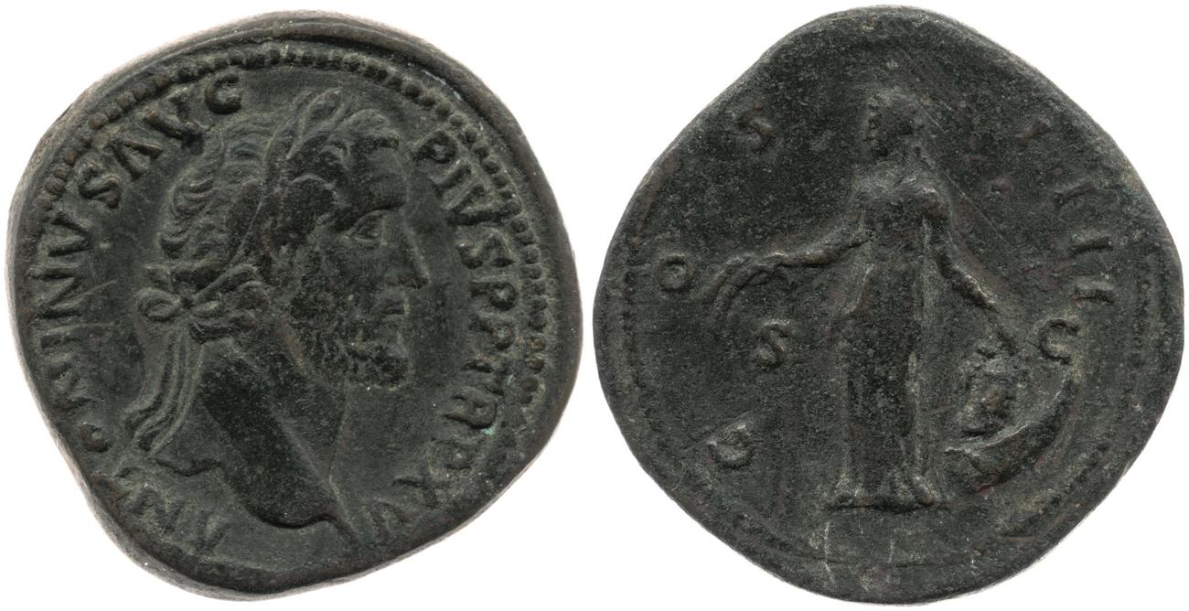 аверс RIC III Antoninus Pius 884