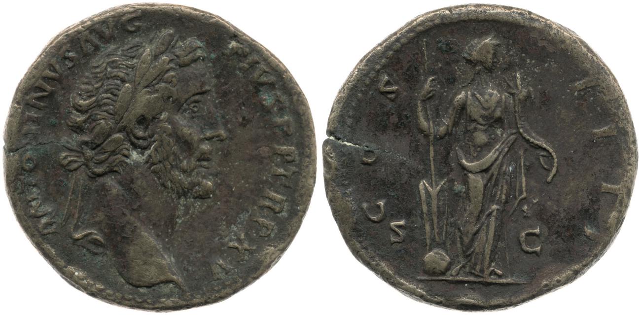 аверс RIC III Antoninus Pius 885
