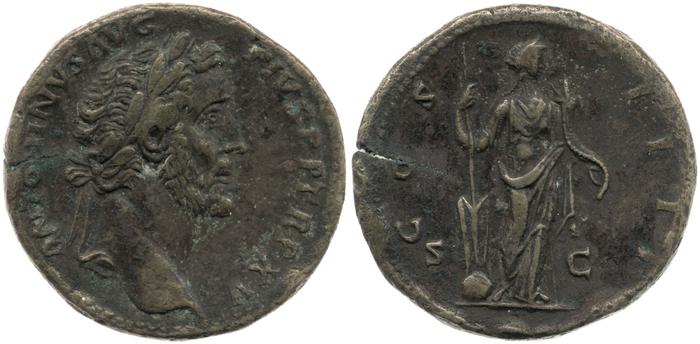 реверс RIC III Antoninus Pius 885