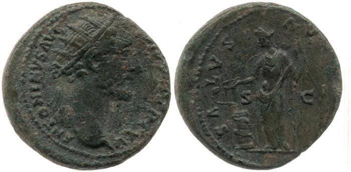 реверс RIC III Antoninus Pius 894