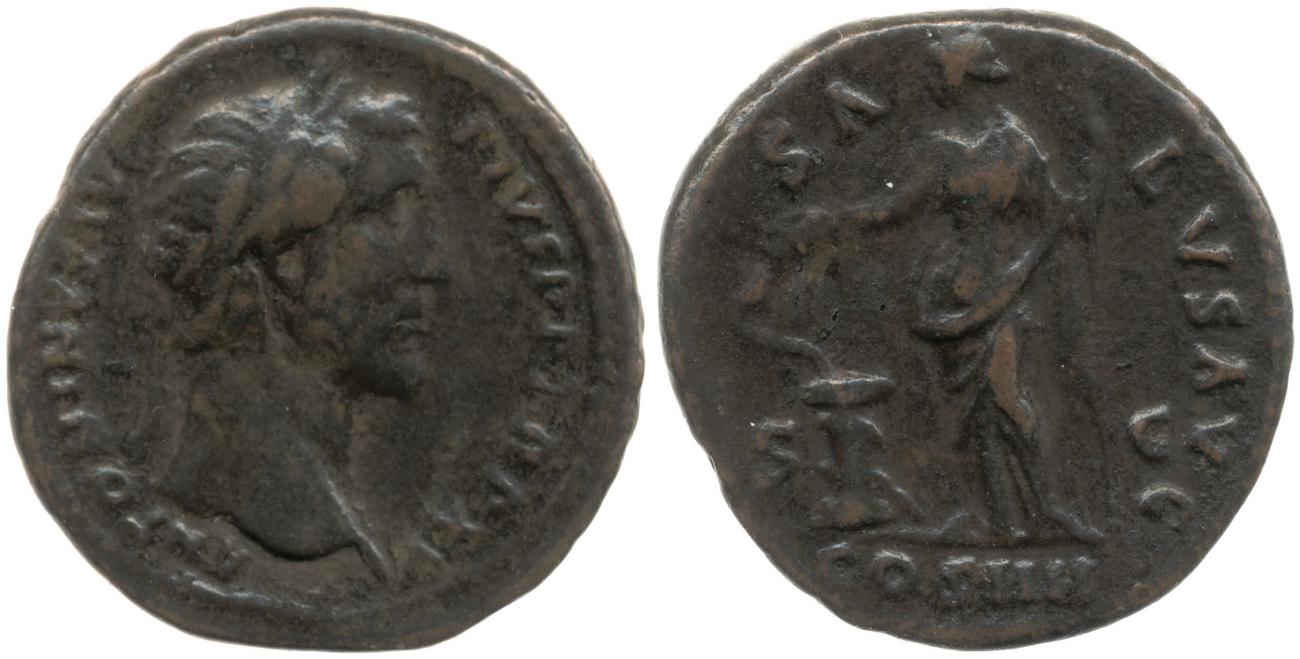 RIC III Antoninus Pius 900A, аверс, bm