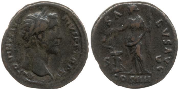 RIC III Antoninus Pius 900A, реверс, bm