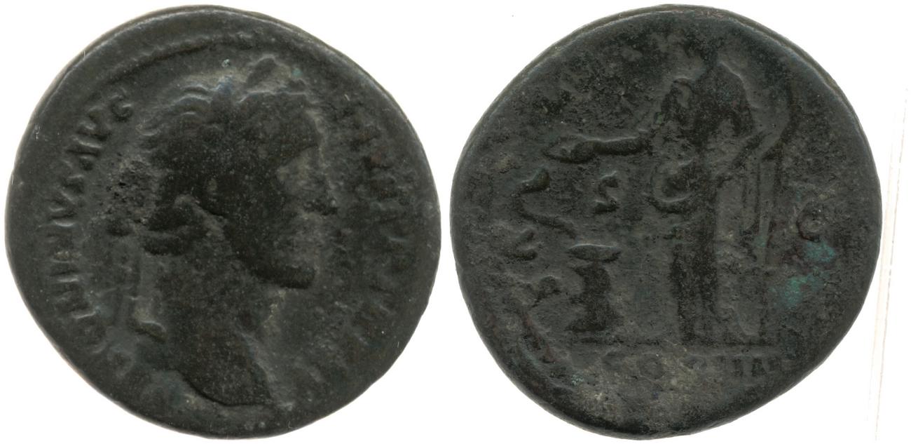 RIC III Antoninus Pius 900A, аверс, bm