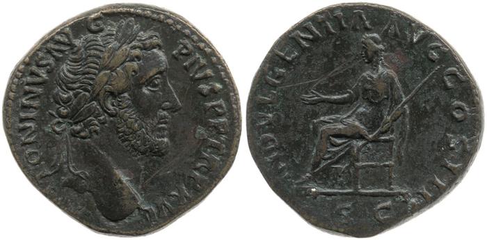 RIC III Antoninus Pius 904, реверс, bm