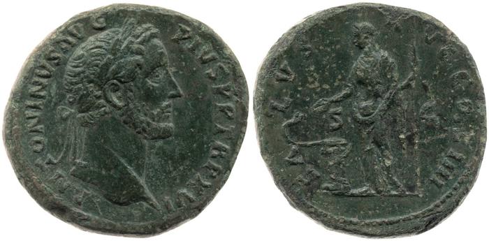 реверс RIC III Antoninus Pius 906