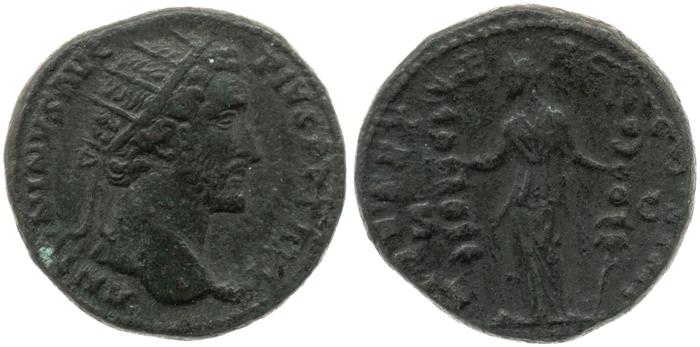 реверс RIC III Antoninus Pius 949