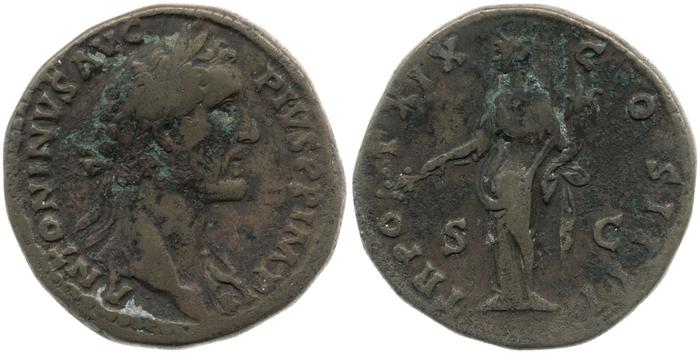 реверс RIC III Antoninus Pius 945