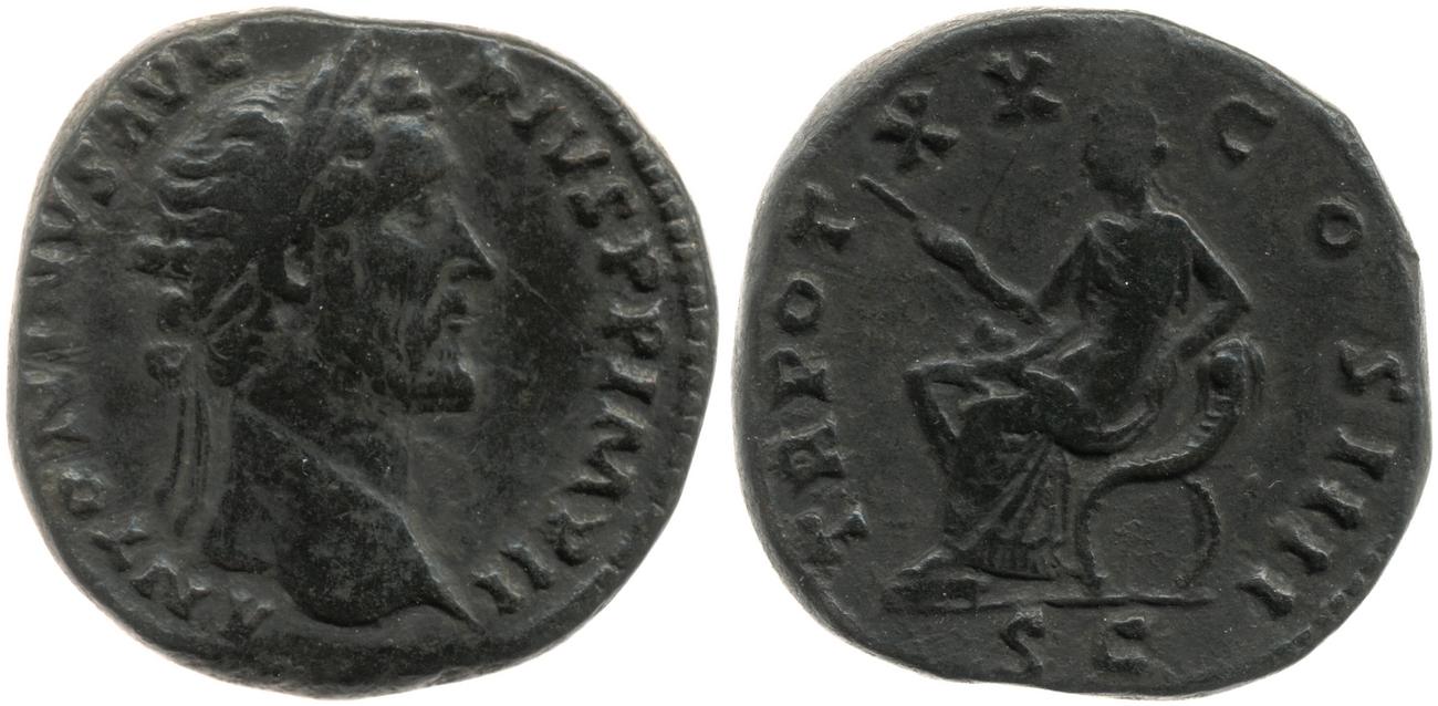 аверс RIC III Antoninus Pius 967