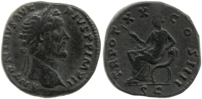 реверс RIC III Antoninus Pius 967