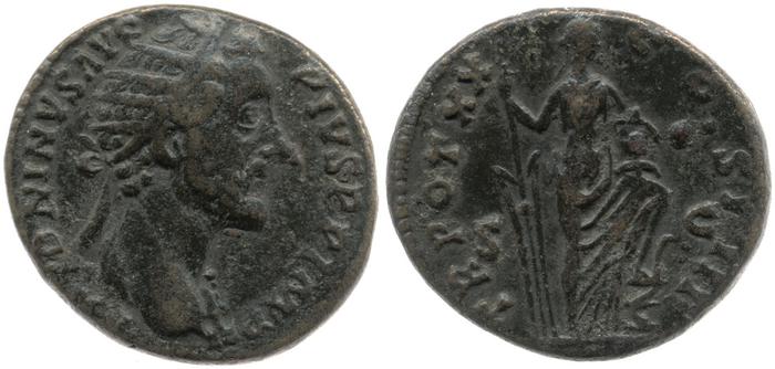 RIC III Antoninus Pius 969, реверс, Британский музей