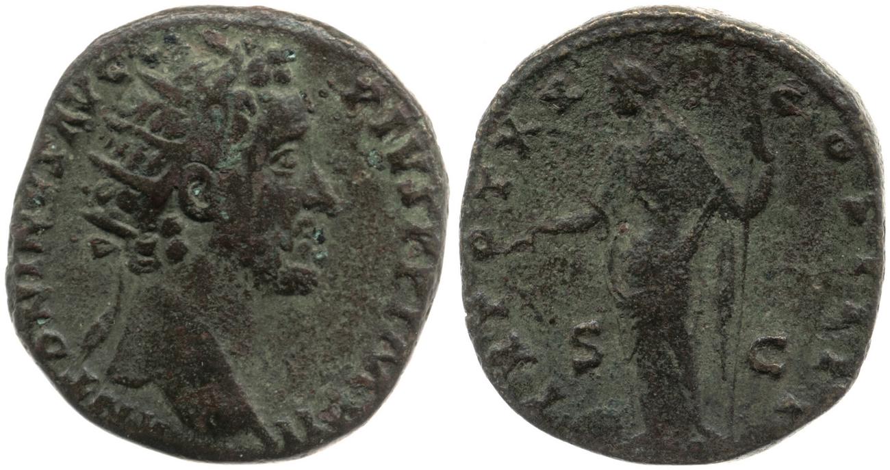 RIC III Antoninus Pius 970, аверс, bm