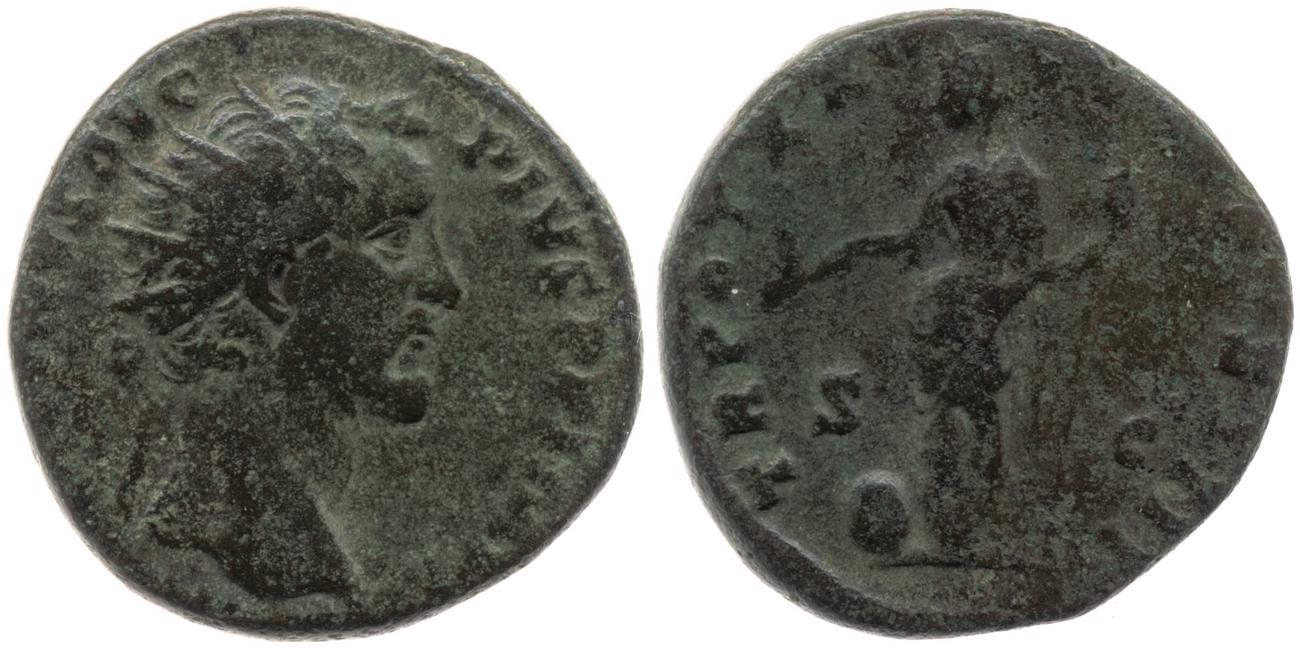 RIC III Antoninus Pius 970, аверс, bm