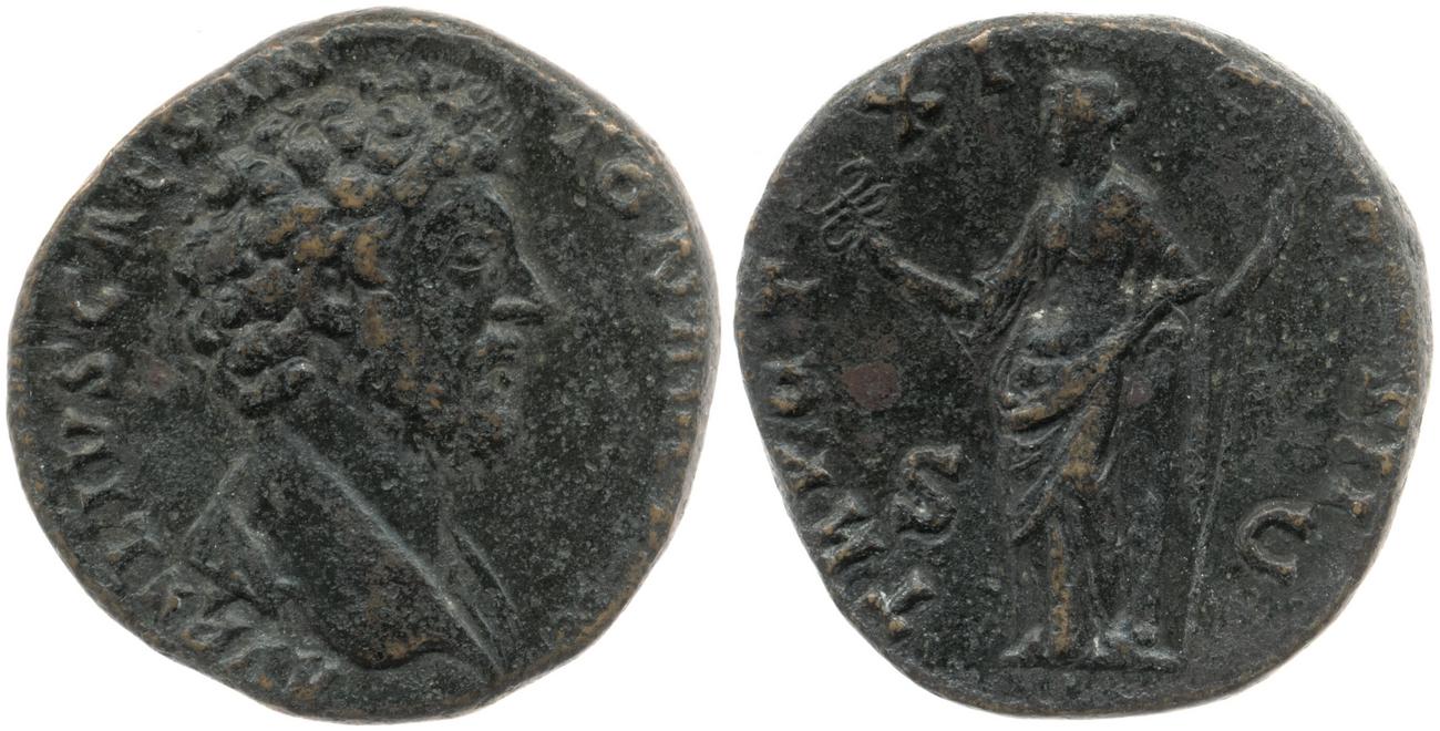 RIC III Antoninus Pius 1337A, аверс, bm