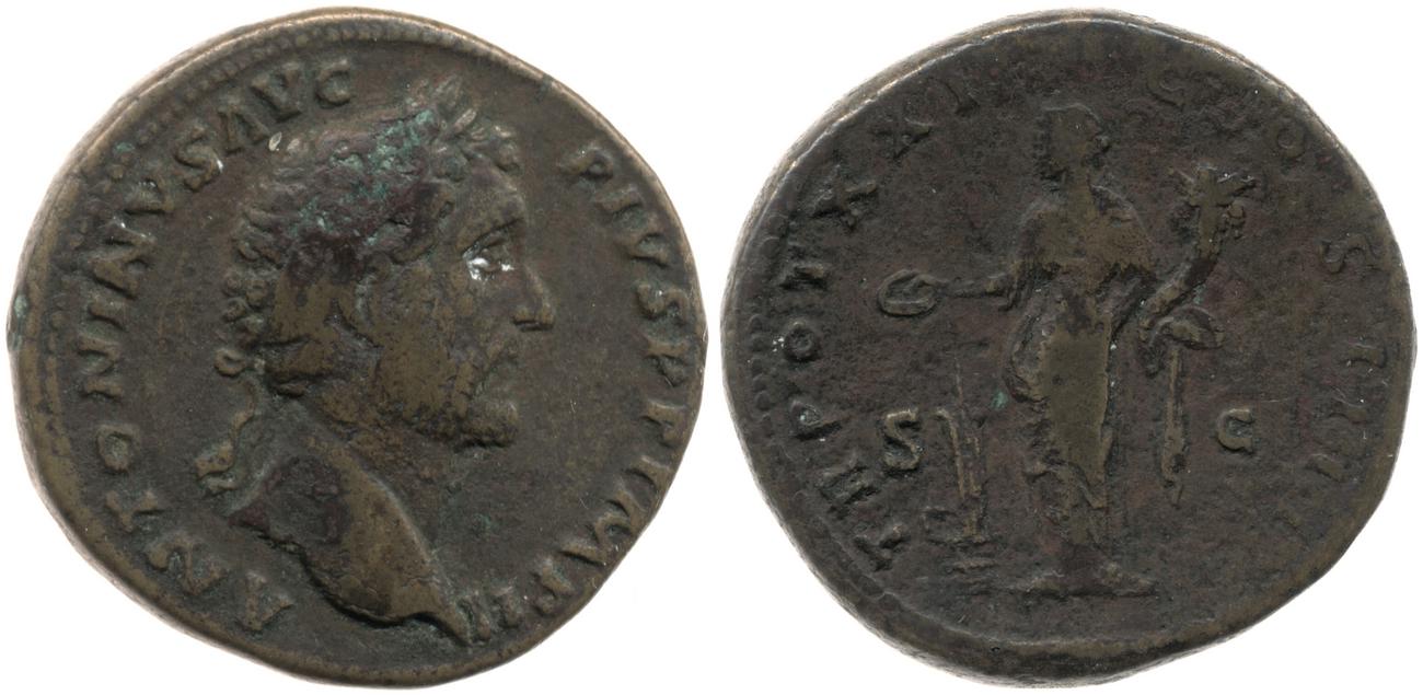 аверс RIC III Antoninus Pius 983